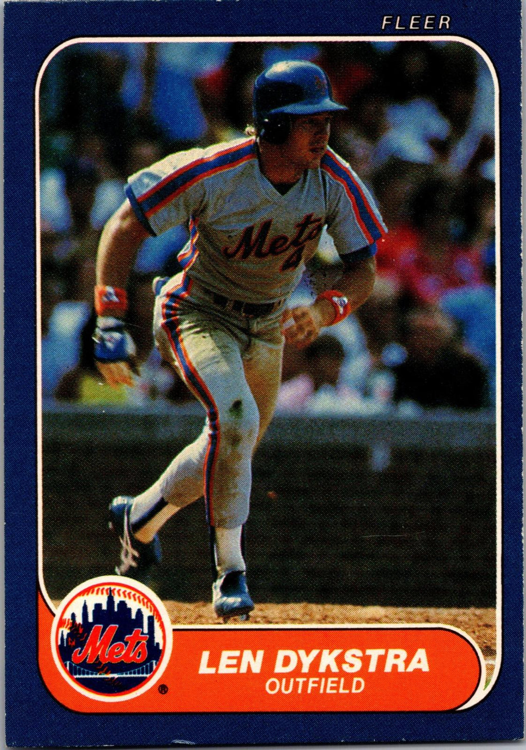 1986 Fleer #78 Len Dykstra
