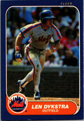 1986 Fleer #78 Len Dykstra