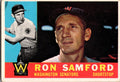 1960 Topps #409a Ron Samford : Gray back