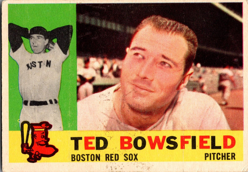 1960 Topps #382b Ted Bowsfield : White back