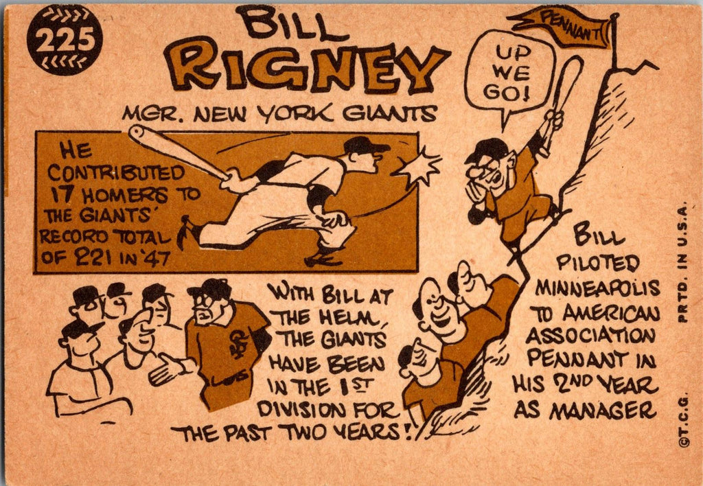 1960 Topps #225 Bill Rigney