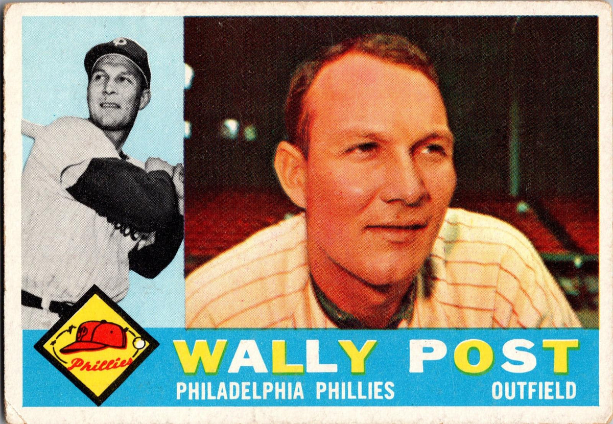 1960 Topps #13 Wally Post