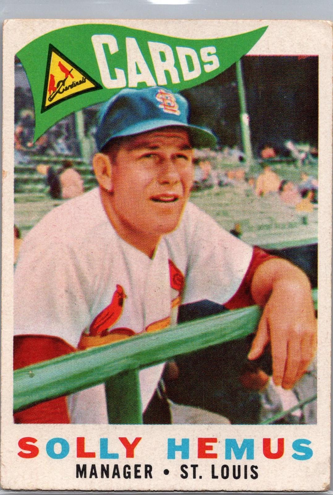 1960 Topps #218 Solly Hemus