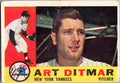 1960 Topps #430a Art Ditmar : Gray back