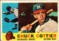 1960 Topps #417b Chuck Cottier : White back