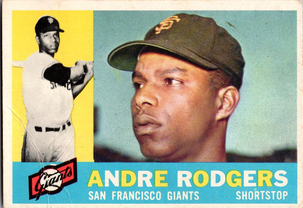 1960 Topps #431a Andre Rodgers : White back