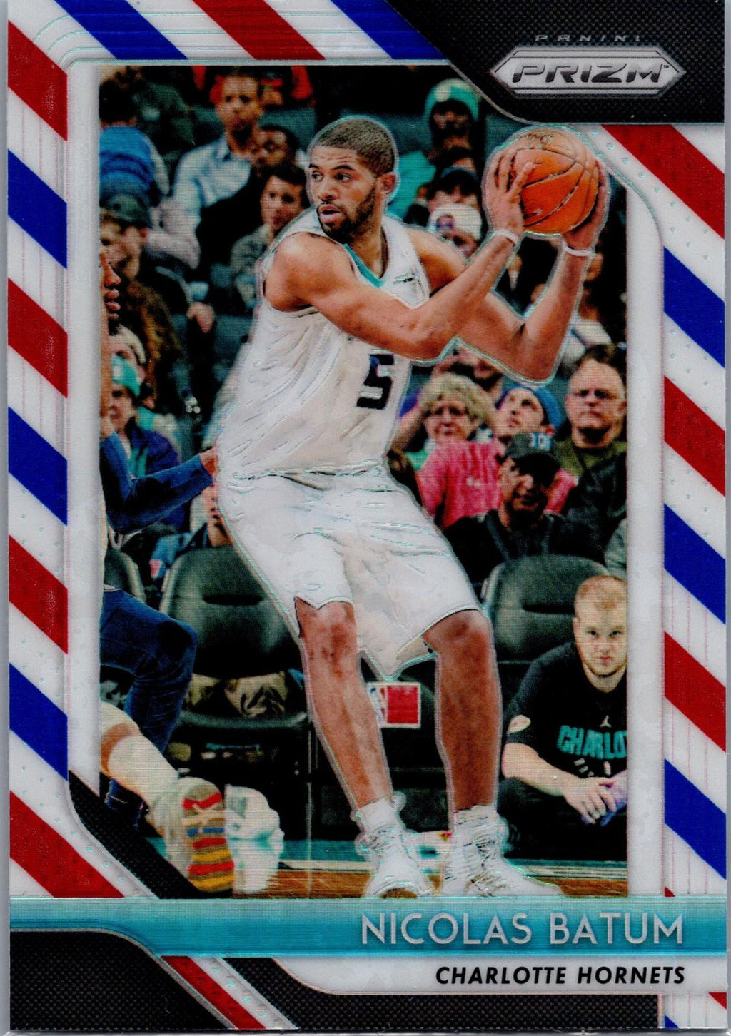 2018-19 Panini Prizm #20 Nicolas Batum Prizm Red White and Blue