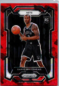 2023-24 Panini Prizm #175 Dariq Whitehead Prizm Red Ice