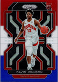 2021-22 Panini Prizm #278 David Johnson Red White and Blue