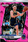 2024-25 Panini Prizm #81 Brandin Podziemski Prizm Pink Ice