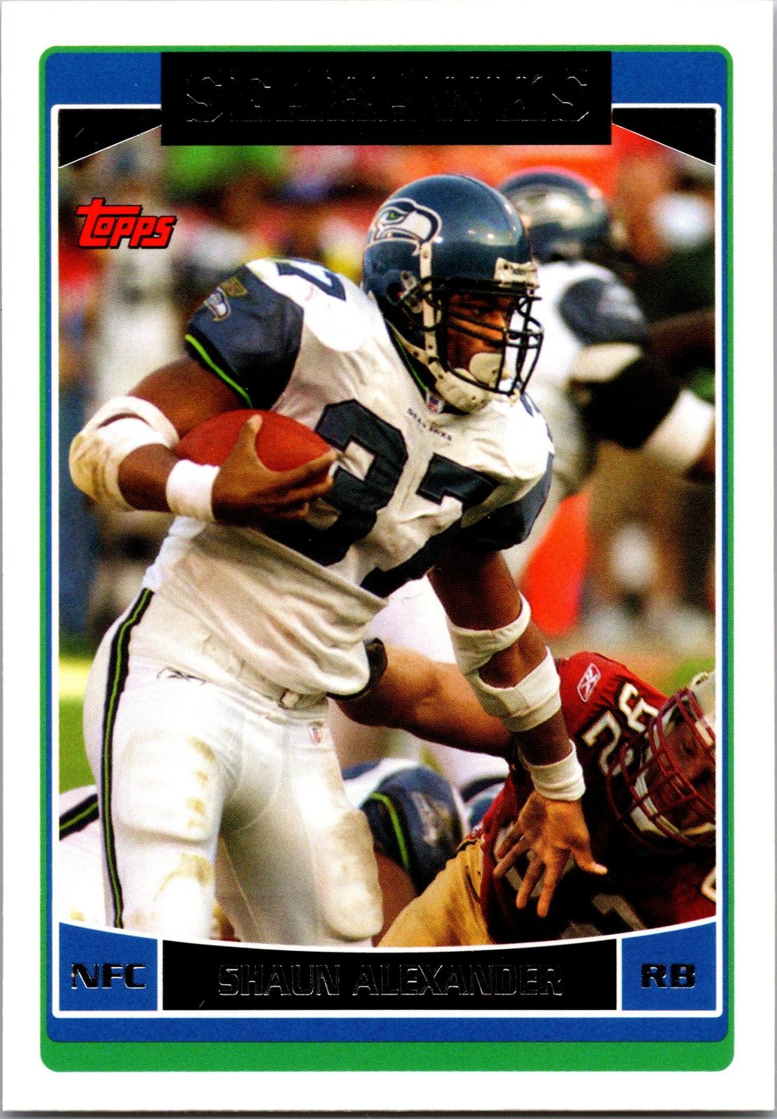 2006 Topps Seattle Seahawks #SEA7 Shaun Alexander