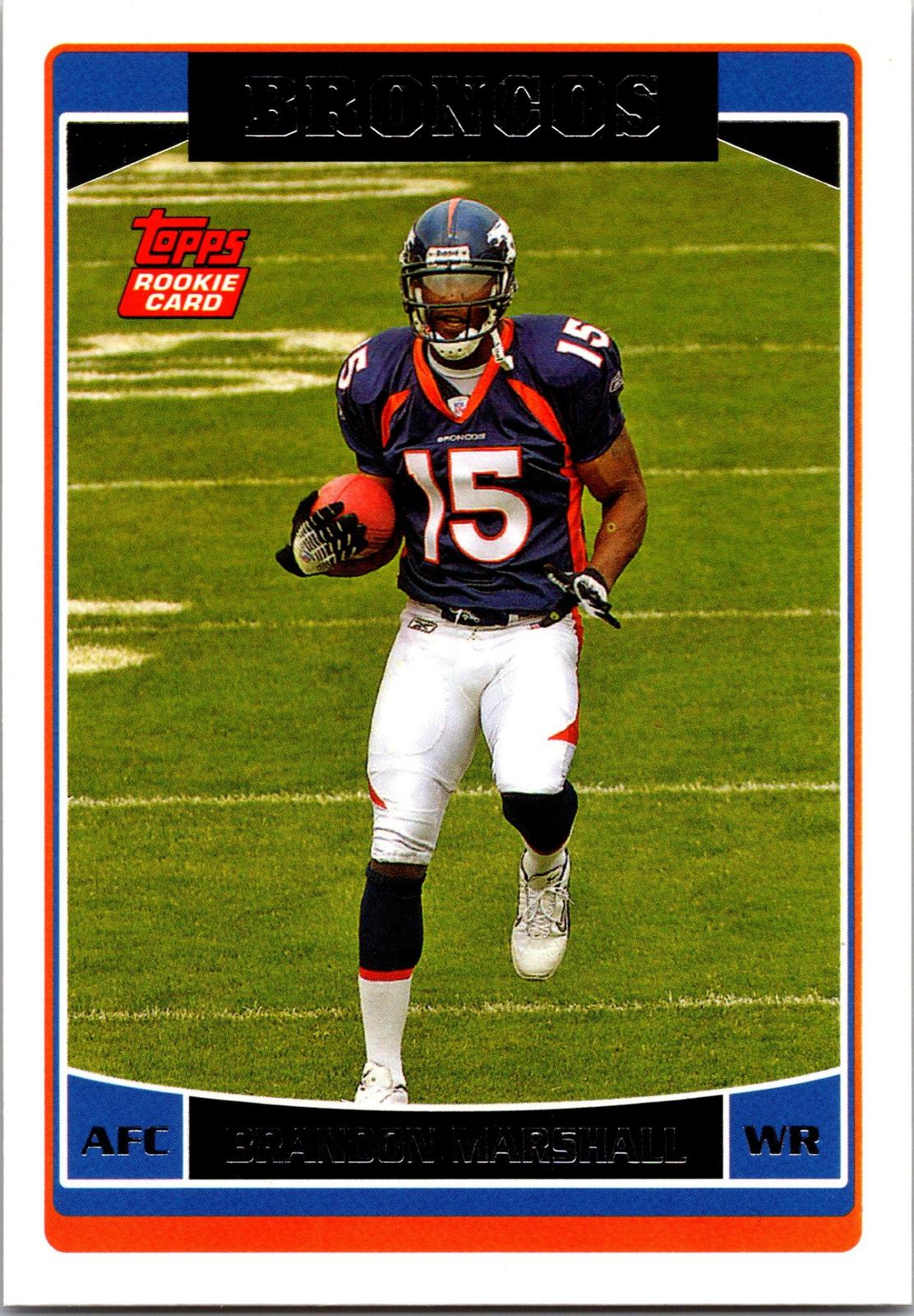 2006 Topps Denver Broncos #DEN5 Brandon Marshall