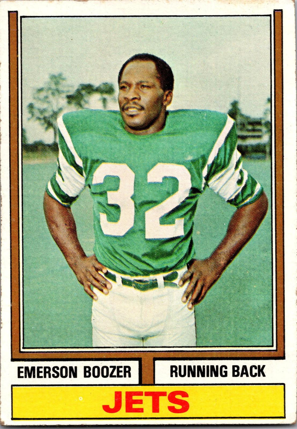 1974 Topps #495 Emerson Boozer