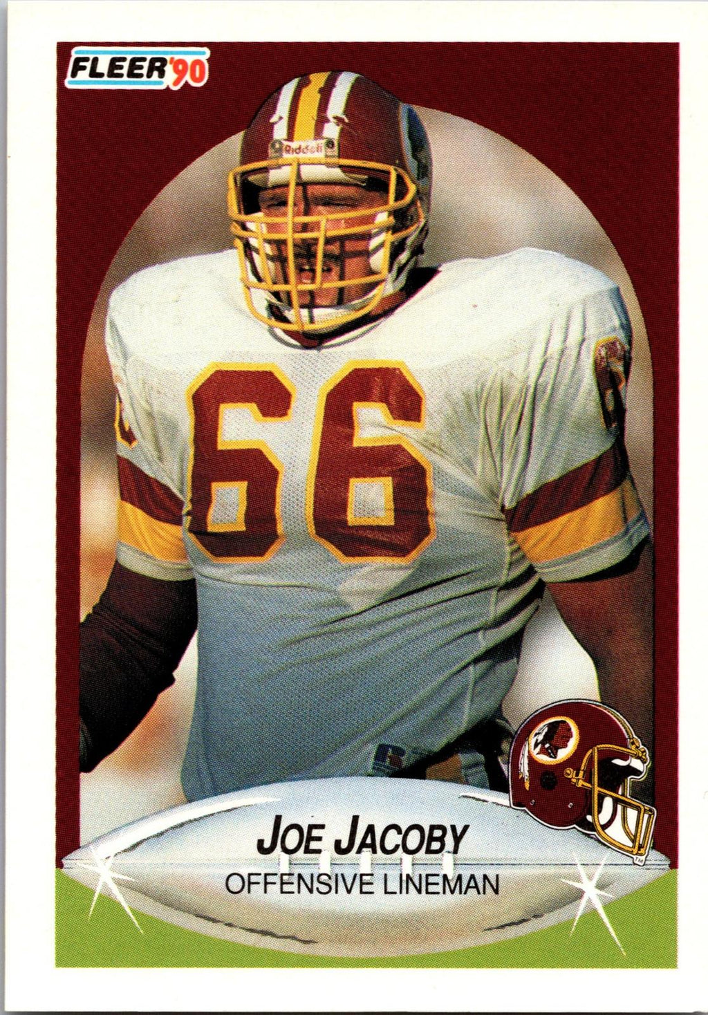 1990 Fleer #157 Joe Jacoby