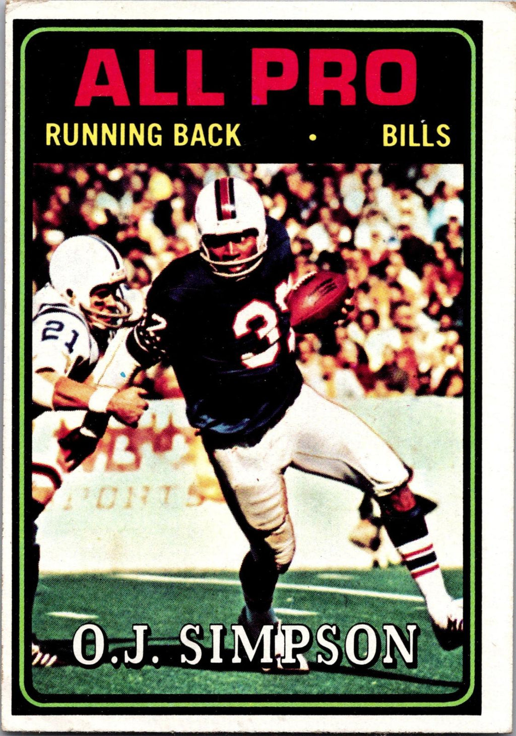 1974 Topps #130 O.J. Simpson