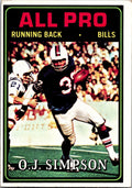 1974 Topps #130 O.J. Simpson