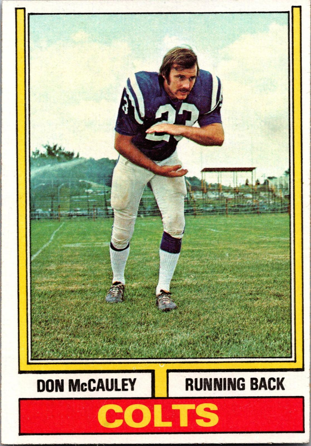 1974 Topps #43 Don McCauley
