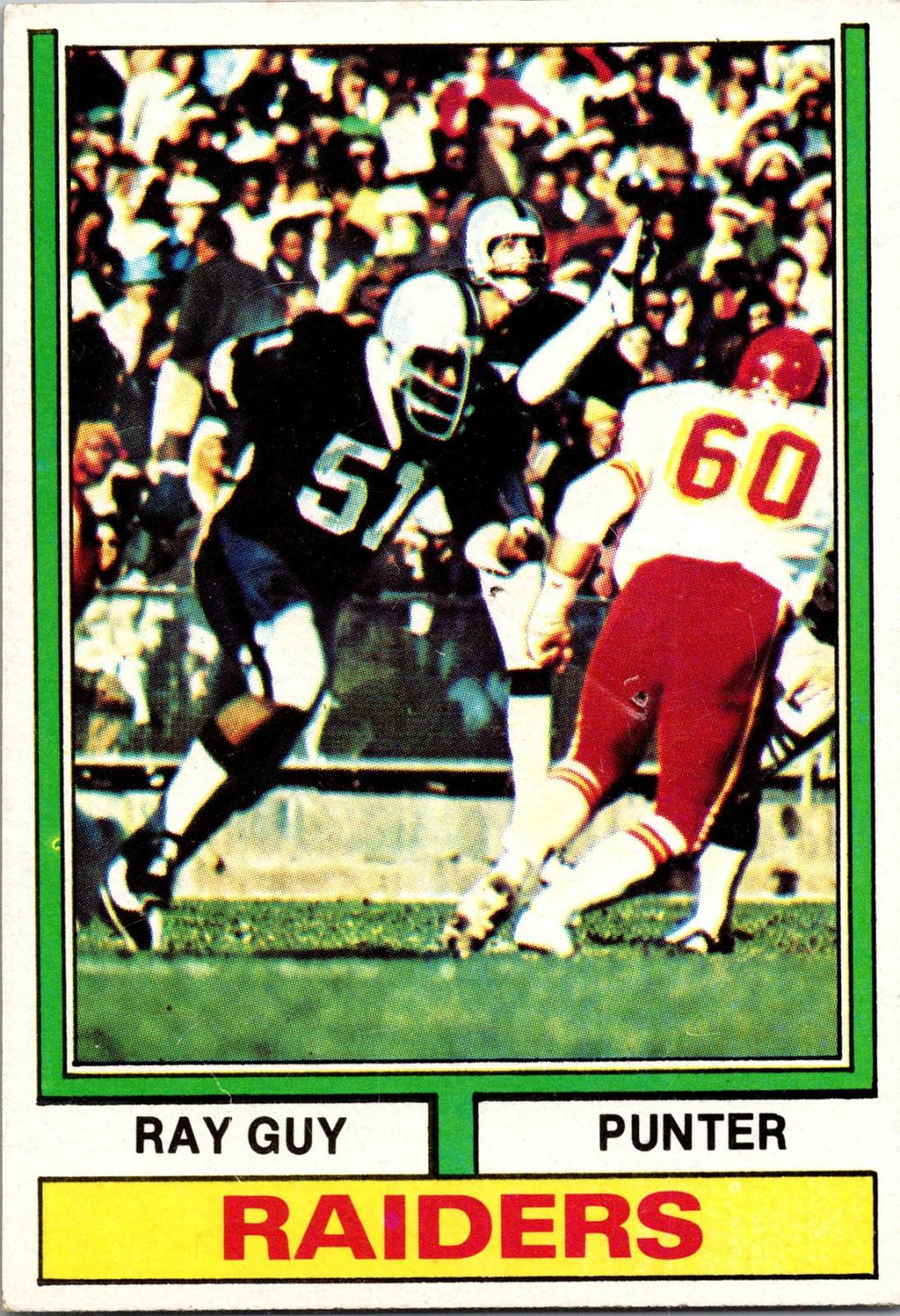 1974 Topps #219 Ray Guy