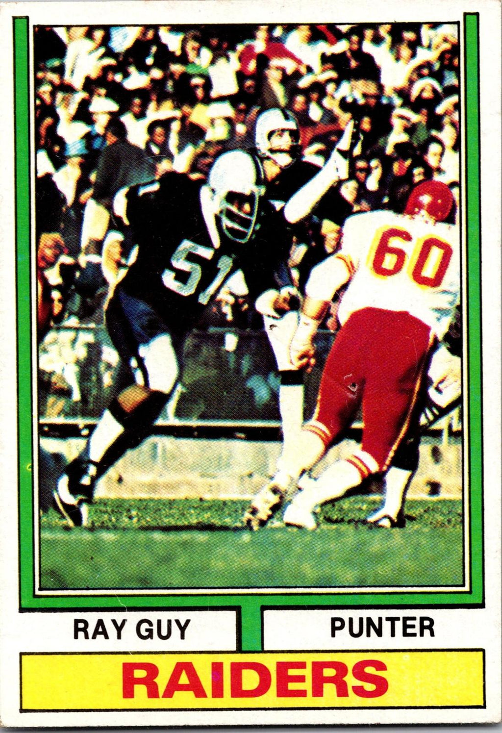 1974 Topps #219 Ray Guy