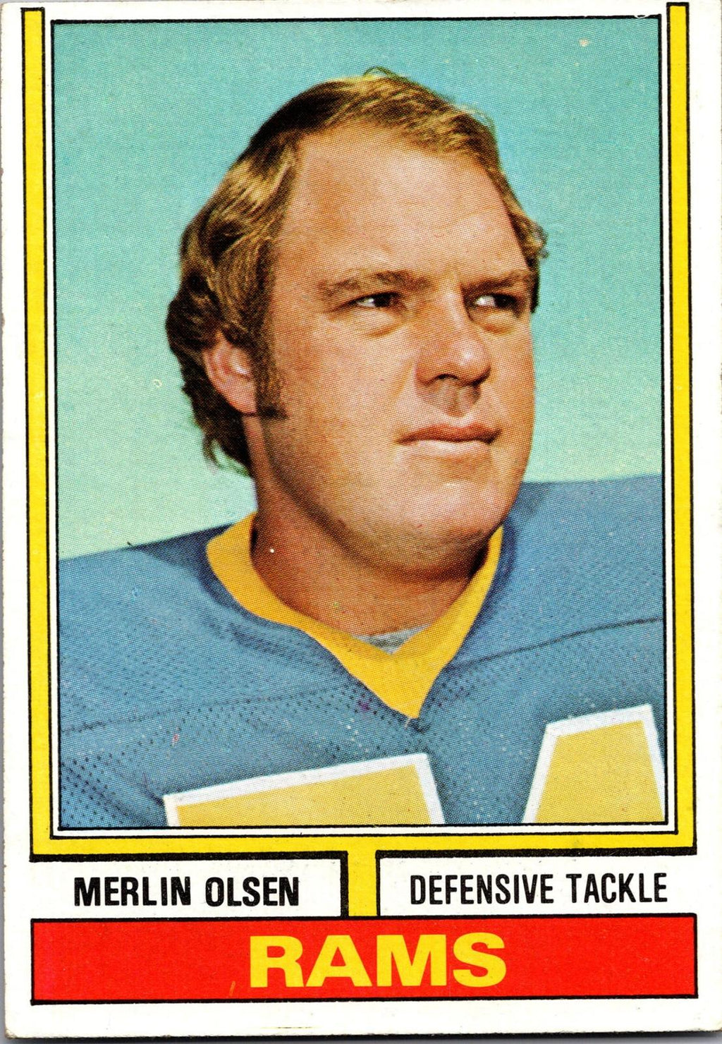1974 Topps #205 Merlin Olsen