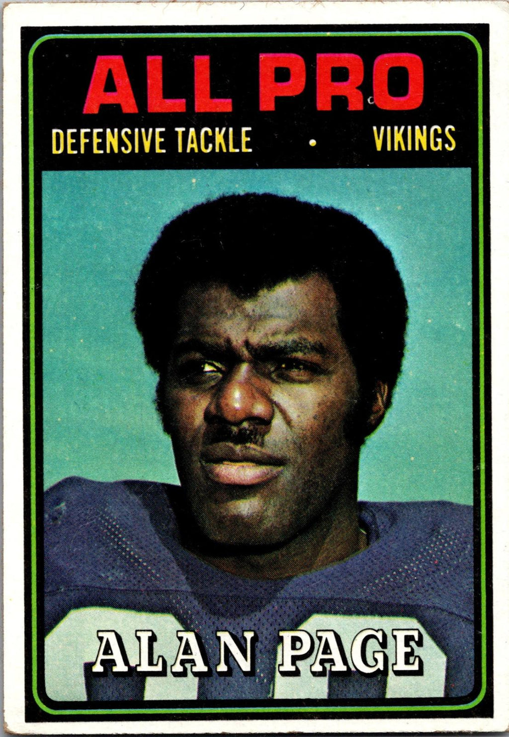 1974 Topps #134 Alan Page