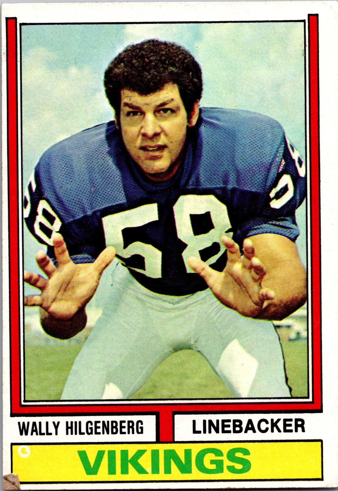 1974 Topps #489 Wally Hilgenberg