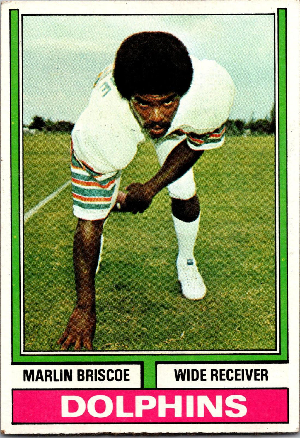 1974 Topps #92 Marlin Briscoe
