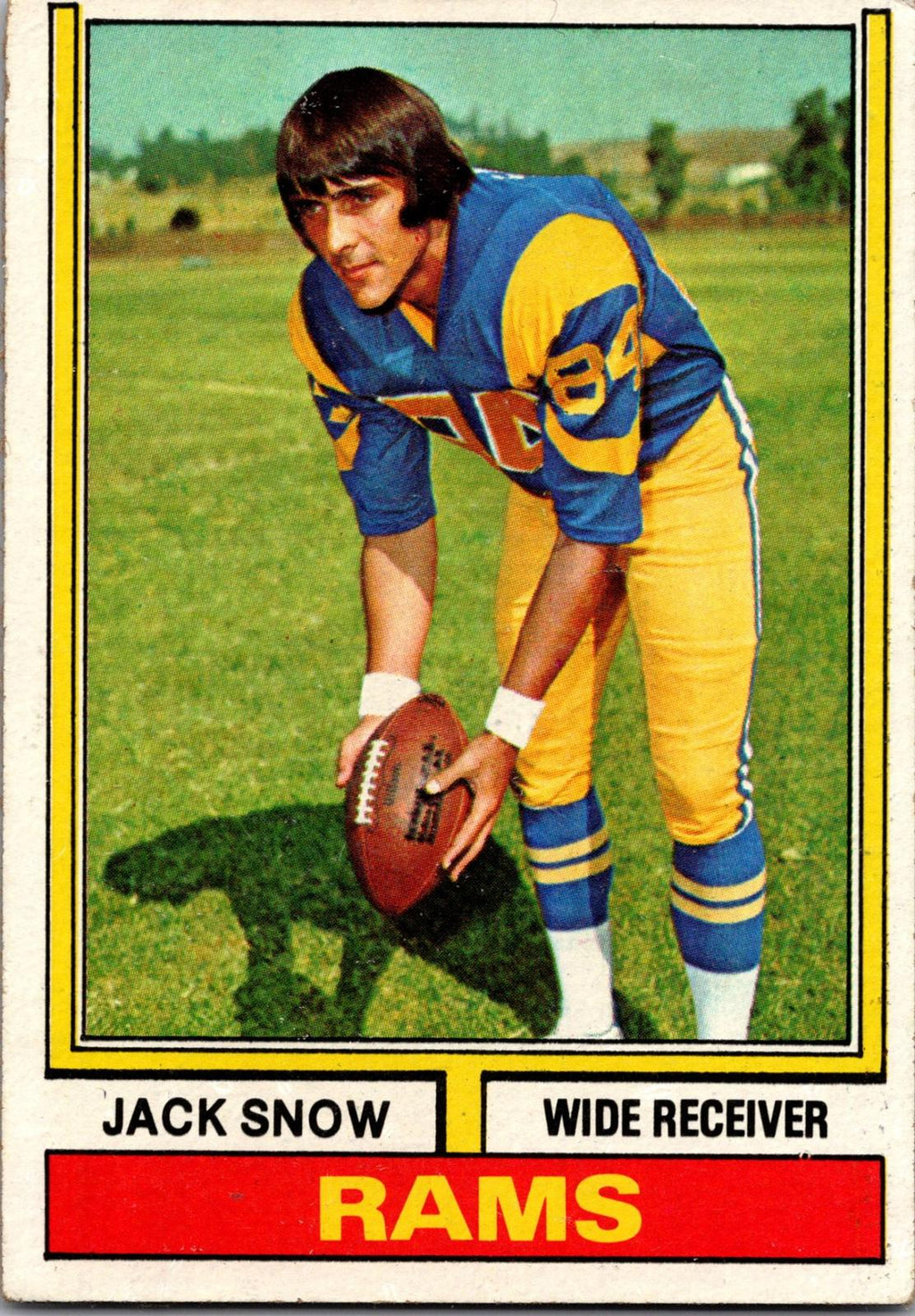 1974 Topps #83 Jack Snow
