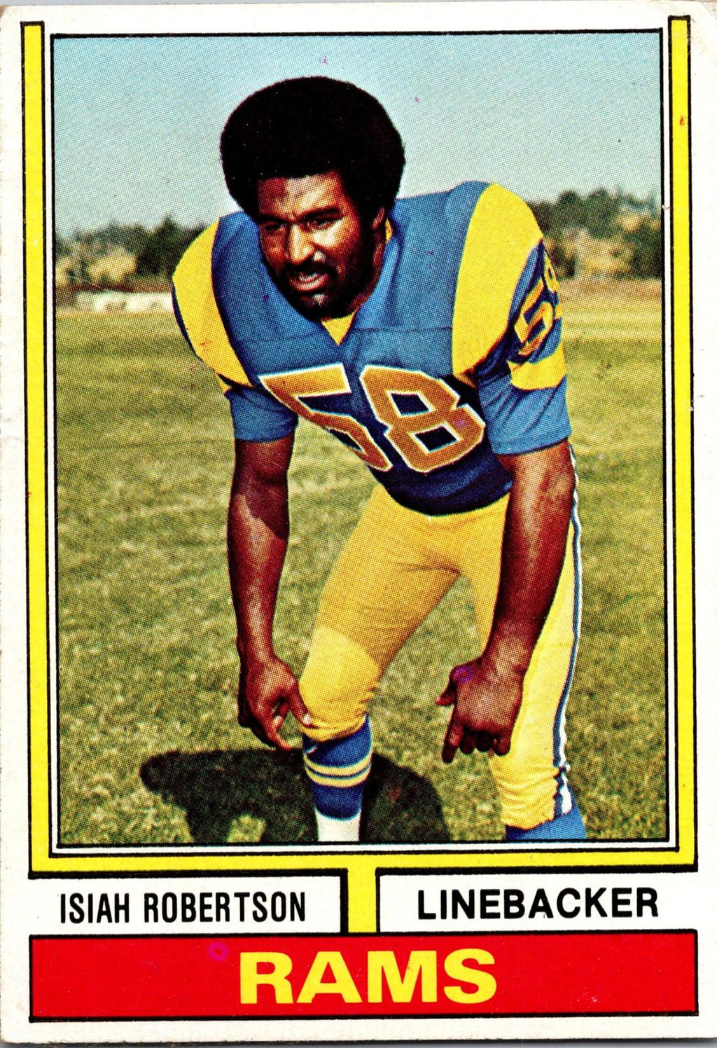 1974 Topps #285 Isiah Robertson
