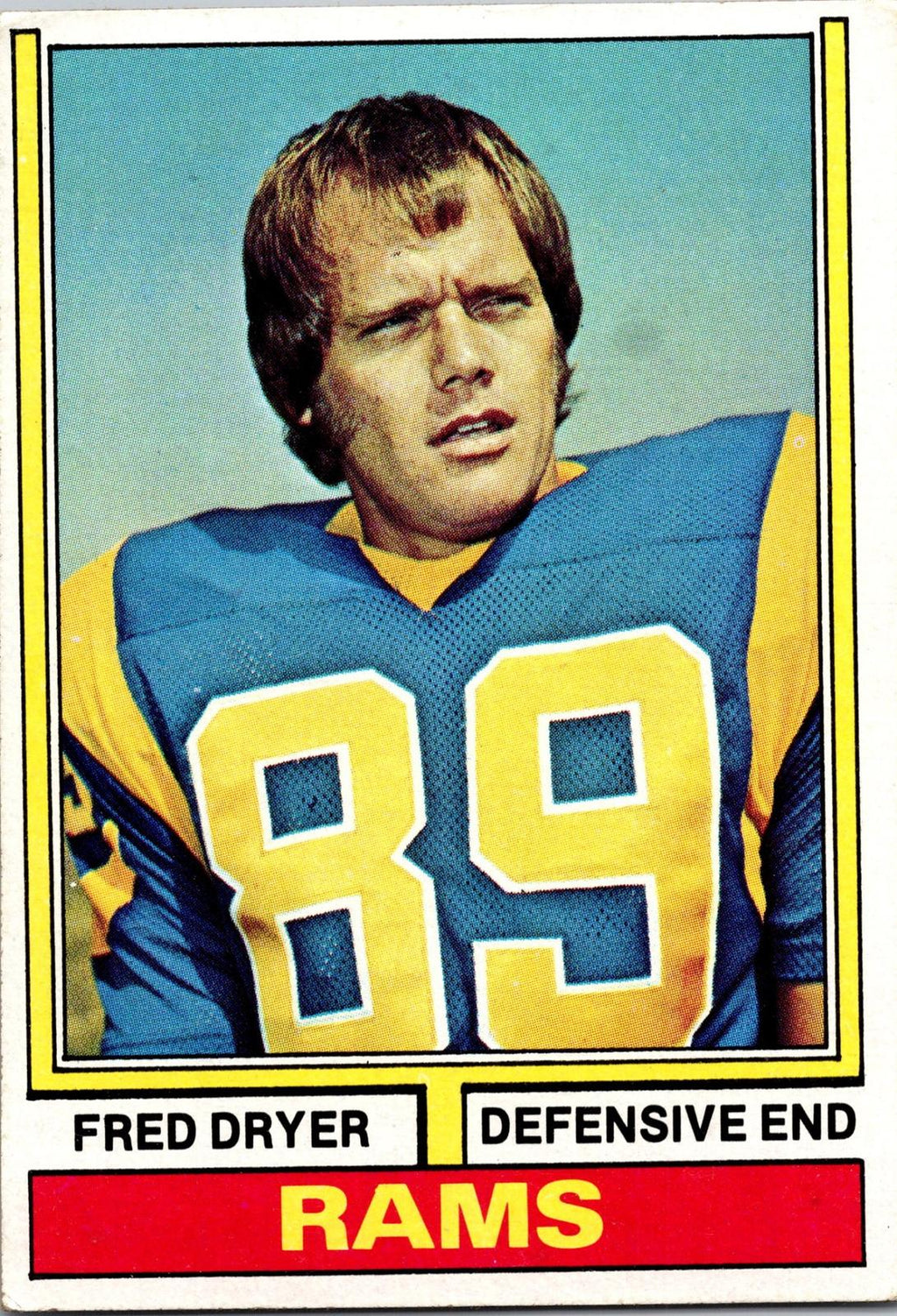1974 Topps #471 Fred Dryer