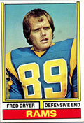 1974 Topps #471 Fred Dryer