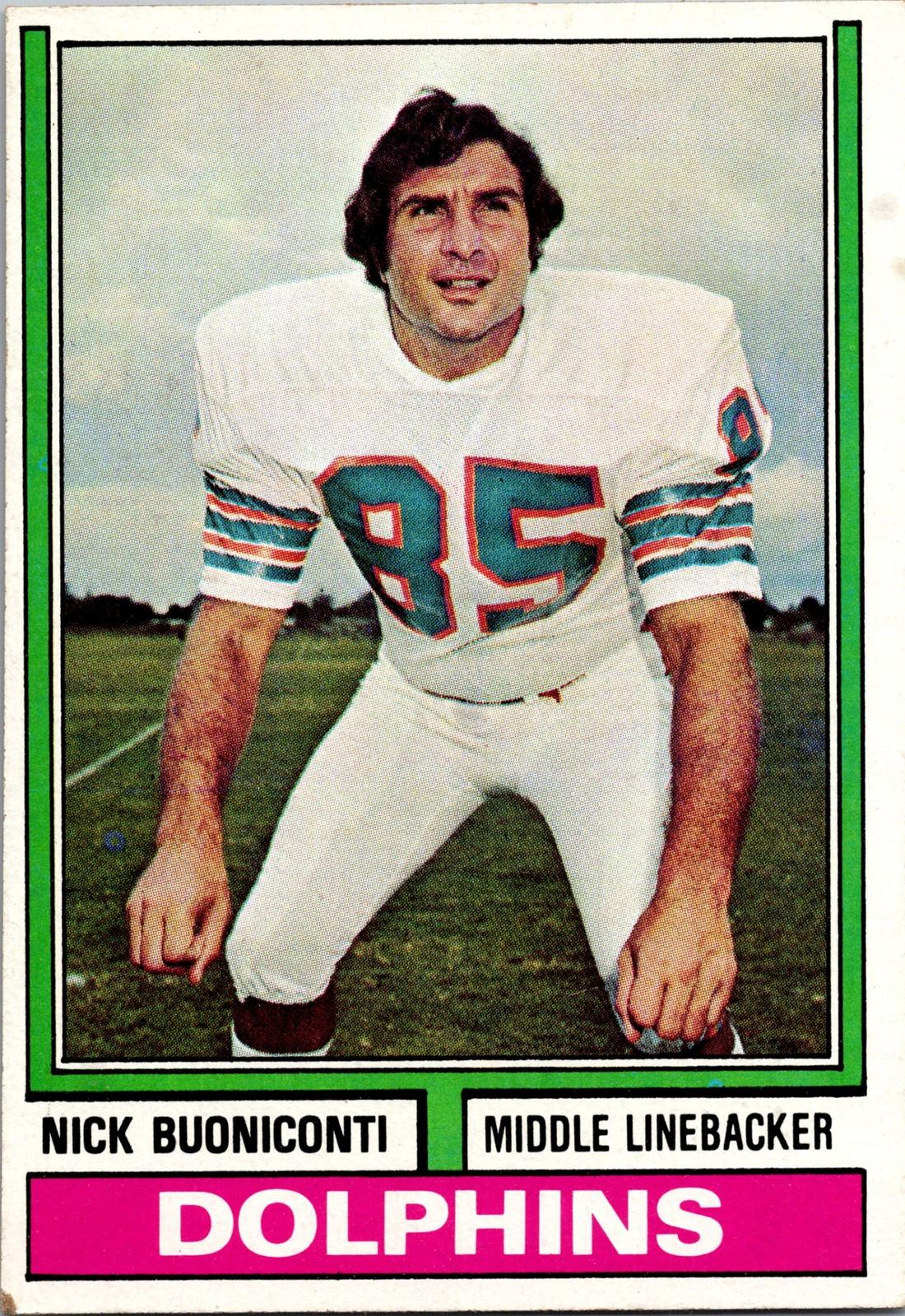 1974 Topps #505 Nick Buoniconti