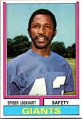 1974 Topps #206 Spider Lockhart