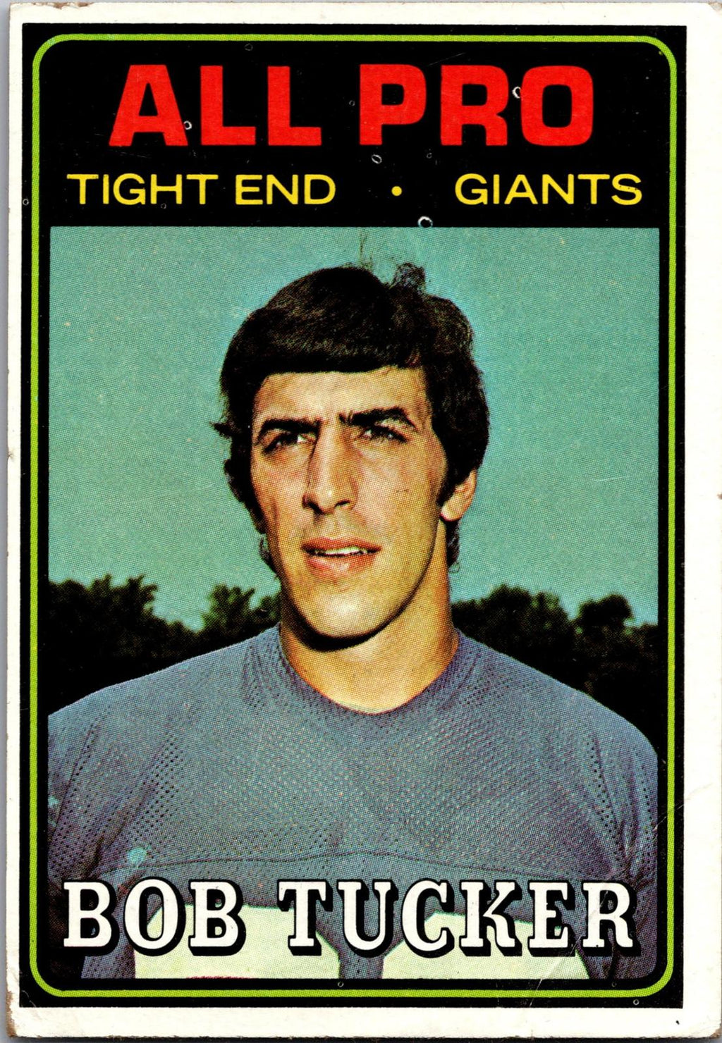 1974 Topps #127 Bob Tucker