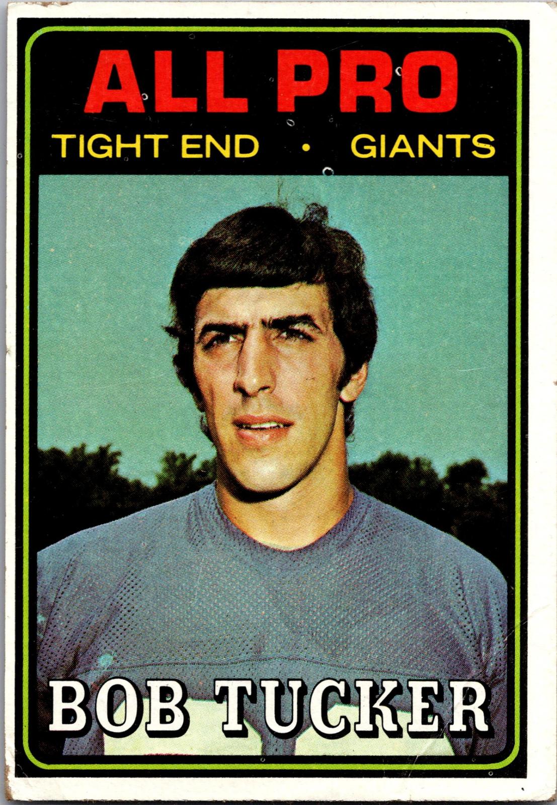 1974 Topps #127 Bob Tucker