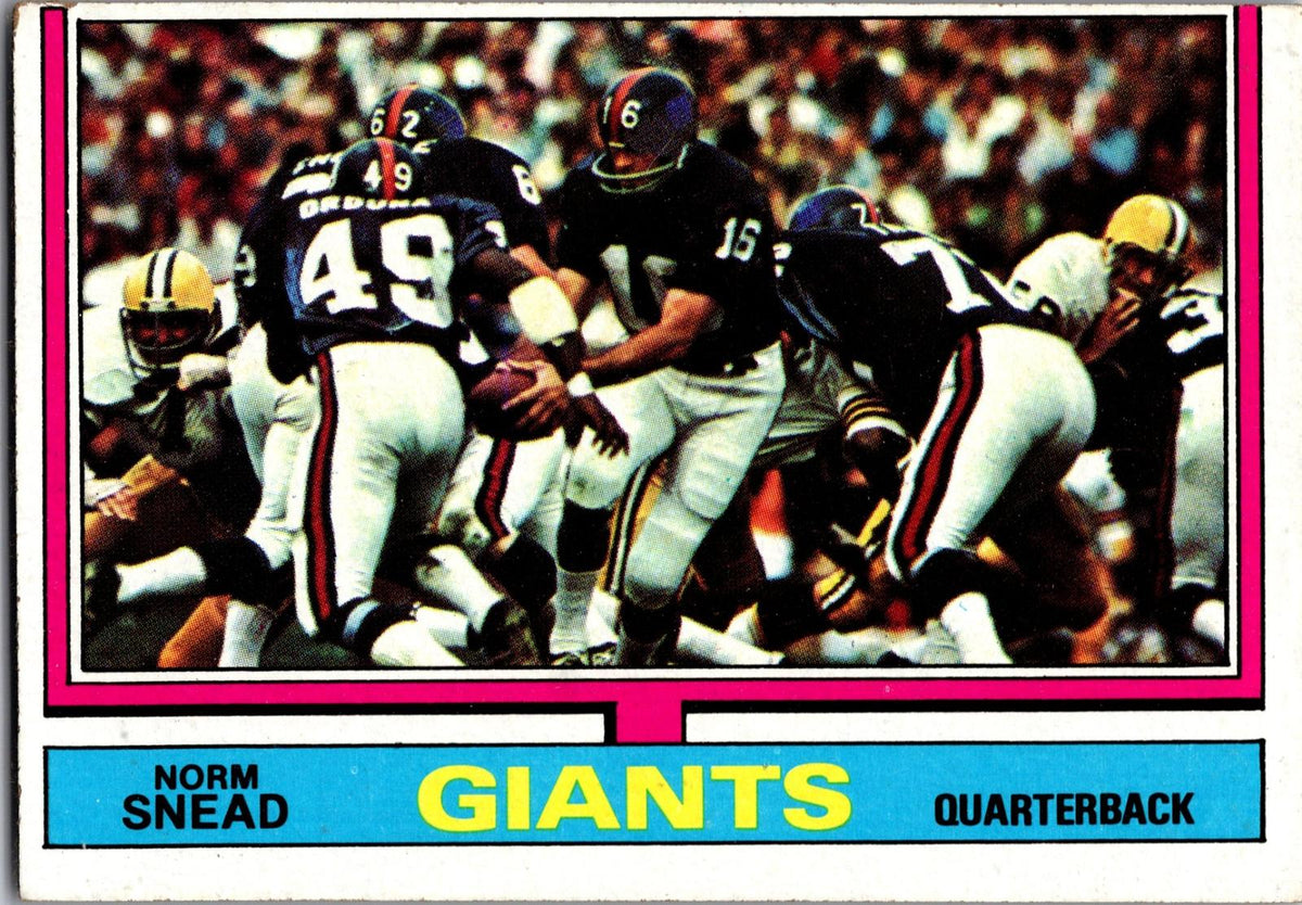 1974 Topps #23 Norm Snead