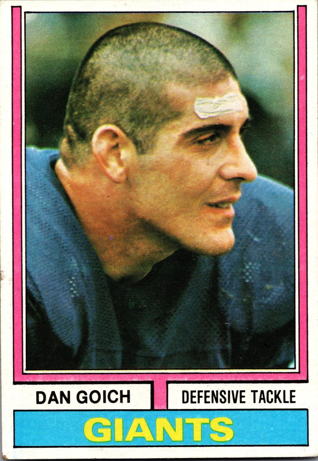 1974 Topps #102 Dan Goich