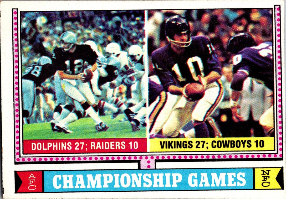 1974 Topps #462 Conference Championships