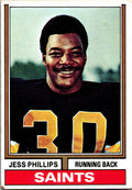 1974 Topps #392 Jess Phillips