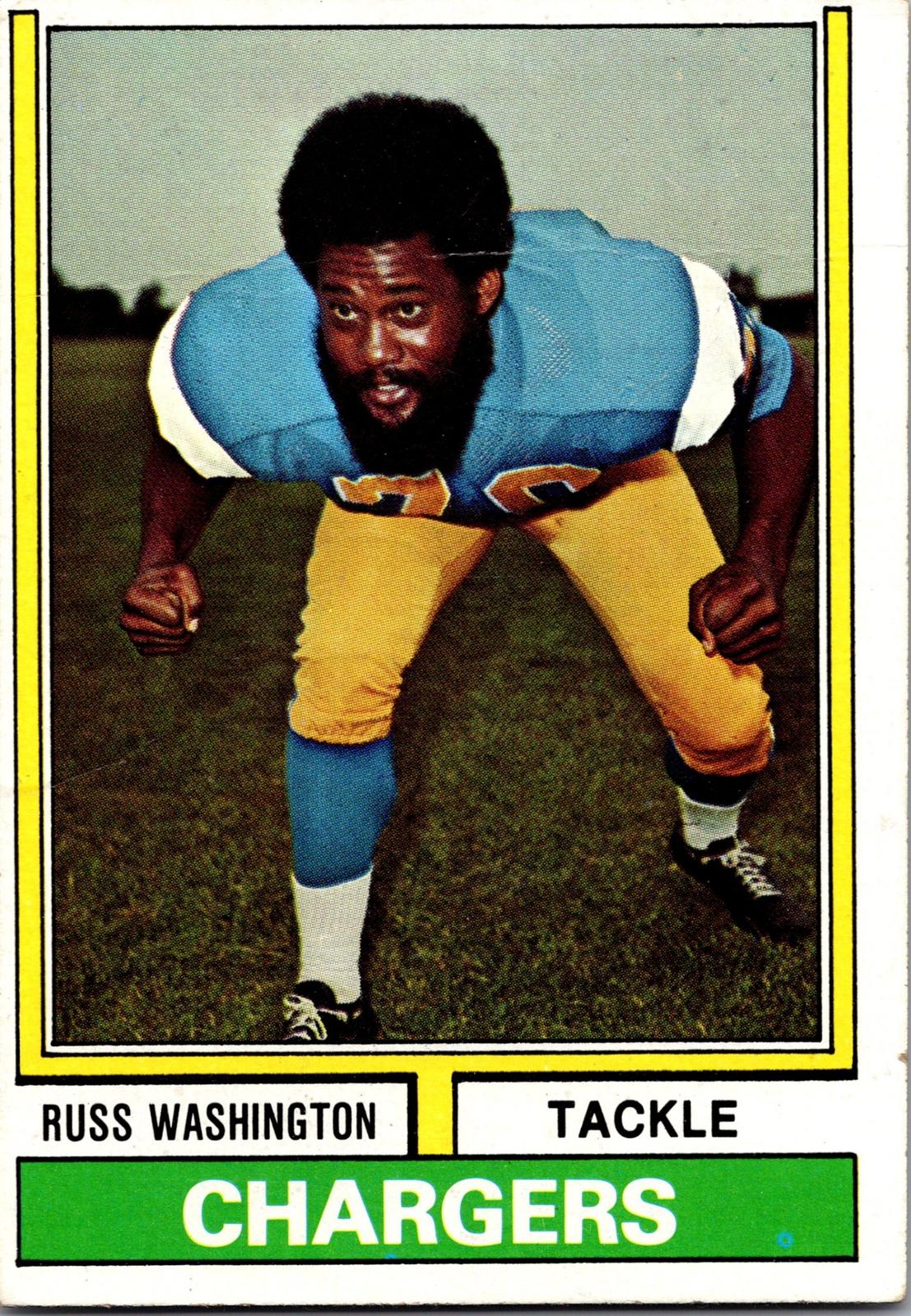 1974 Topps #416 Russ Washington