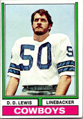 1974 Topps #303 D.D. Lewis