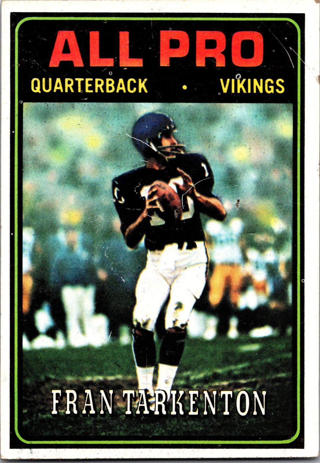 1974 Topps #129 Fran Tarkenton