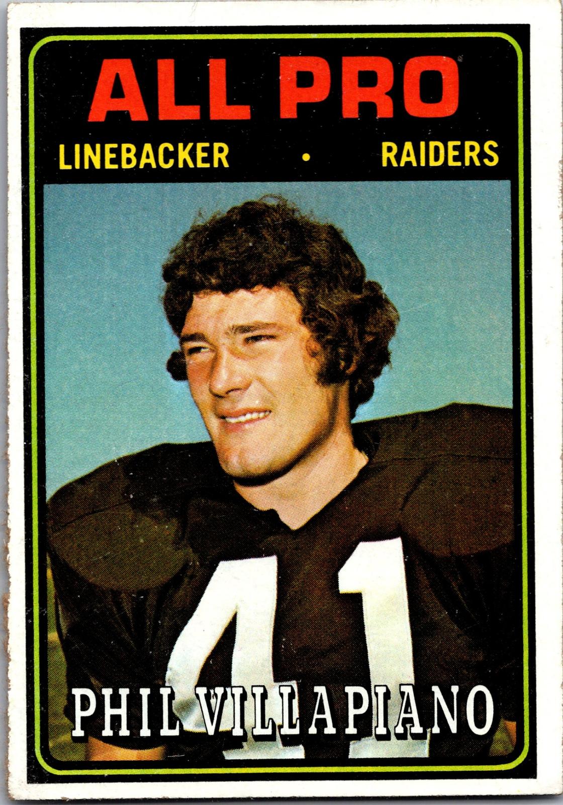 1974 Topps #139 Phil Villapiano