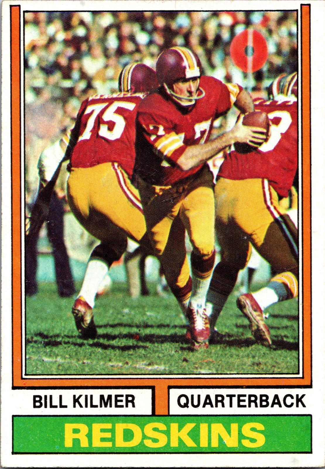 1974 Topps #58 Bill Kilmer