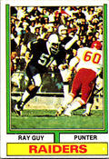 1974 Topps #219 Ray Guy