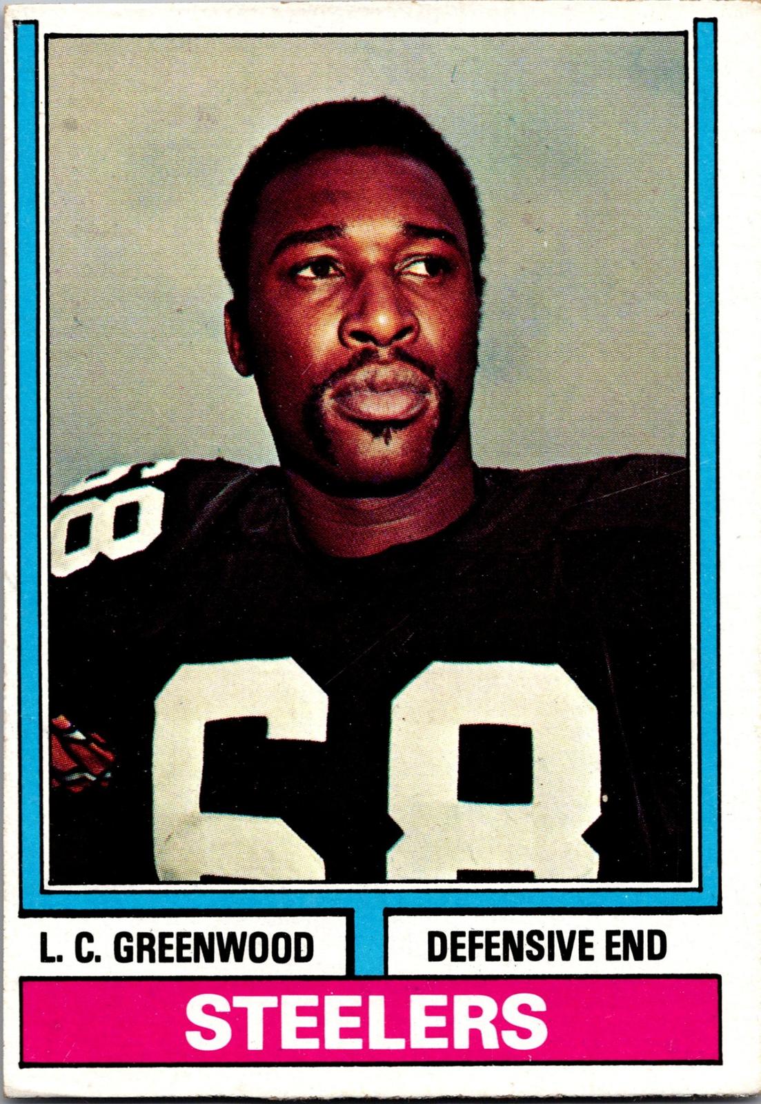 1974 Topps #496 L.C. Greenwood