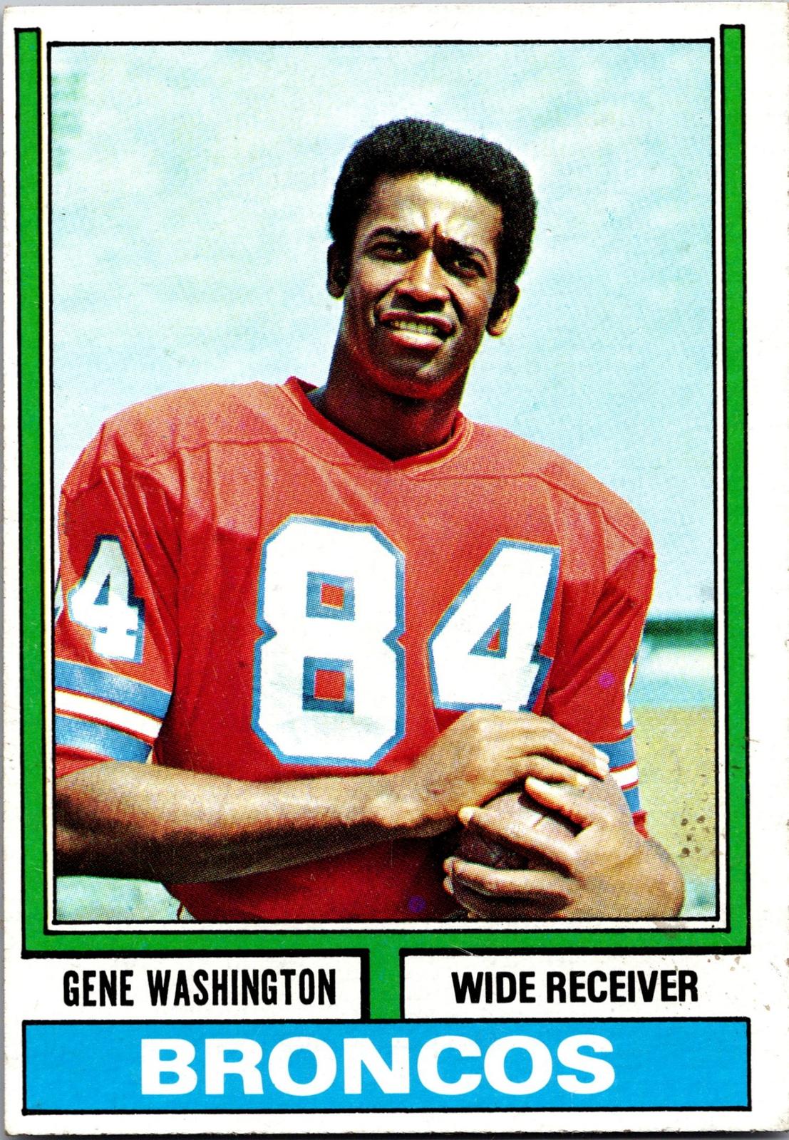 1974 Topps #63 Gene Washington