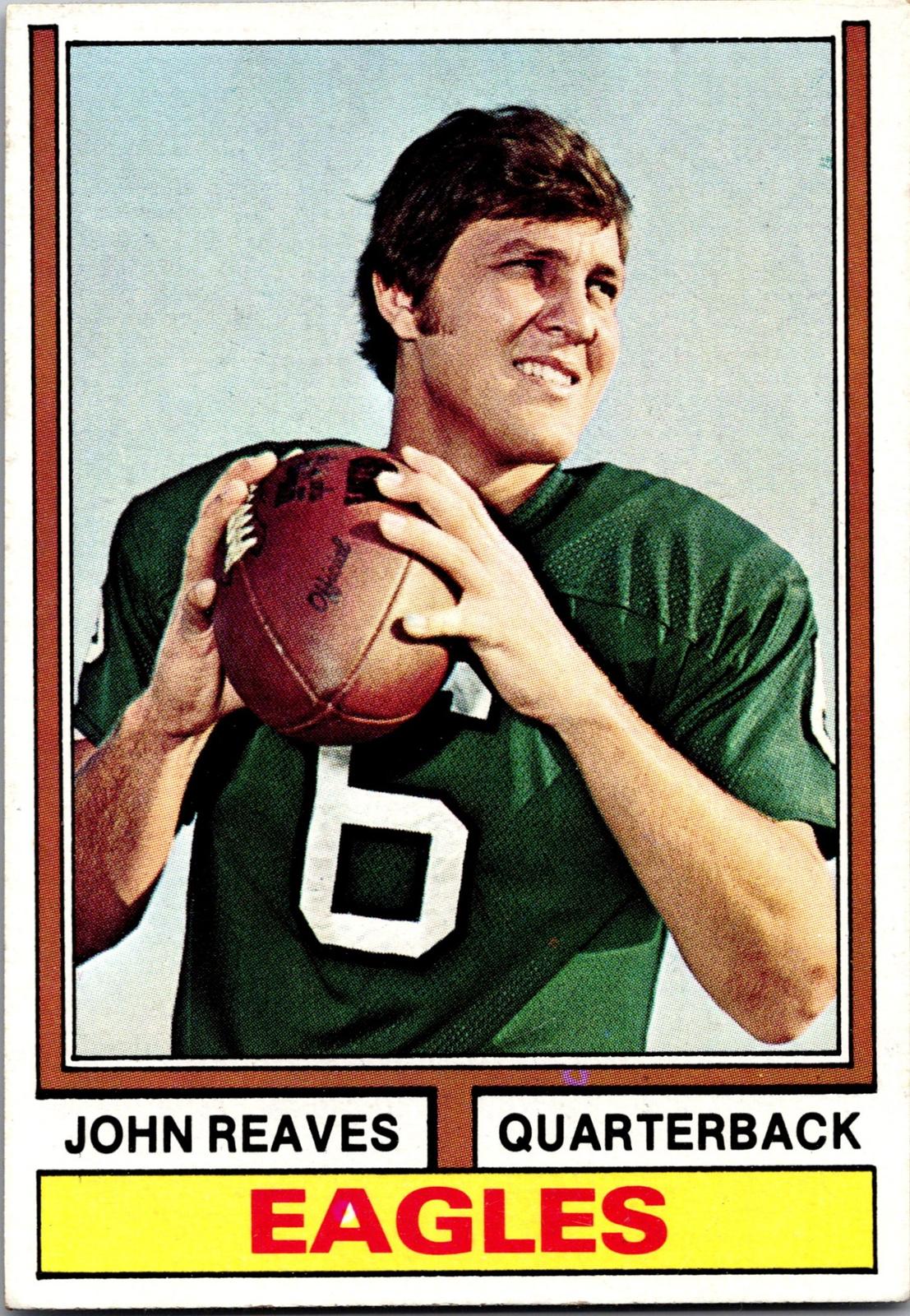 1974 Topps #322 John Reaves