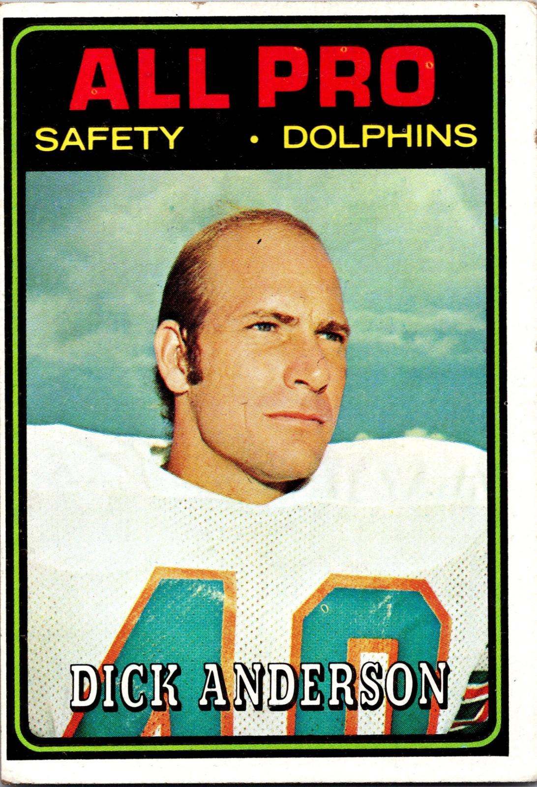 1974 Topps #142 Dick Anderson