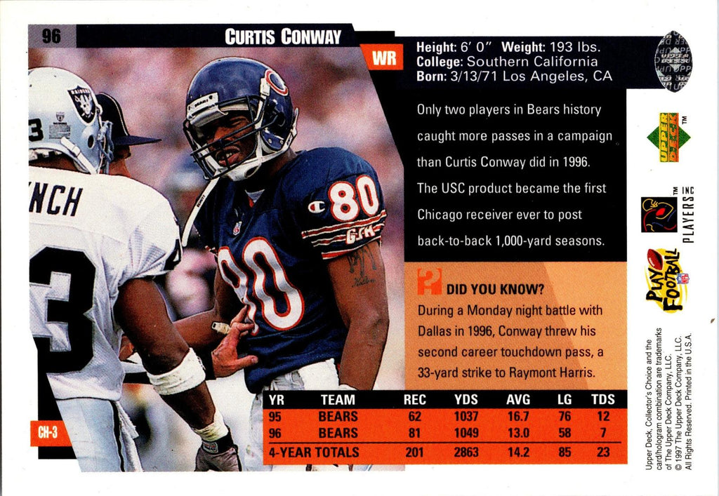1997 Collector's Choice #96 Curtis Conway